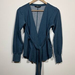 The North Face Women's Ballet Wrap Cardigan Sweater Teal size M Outdoors
